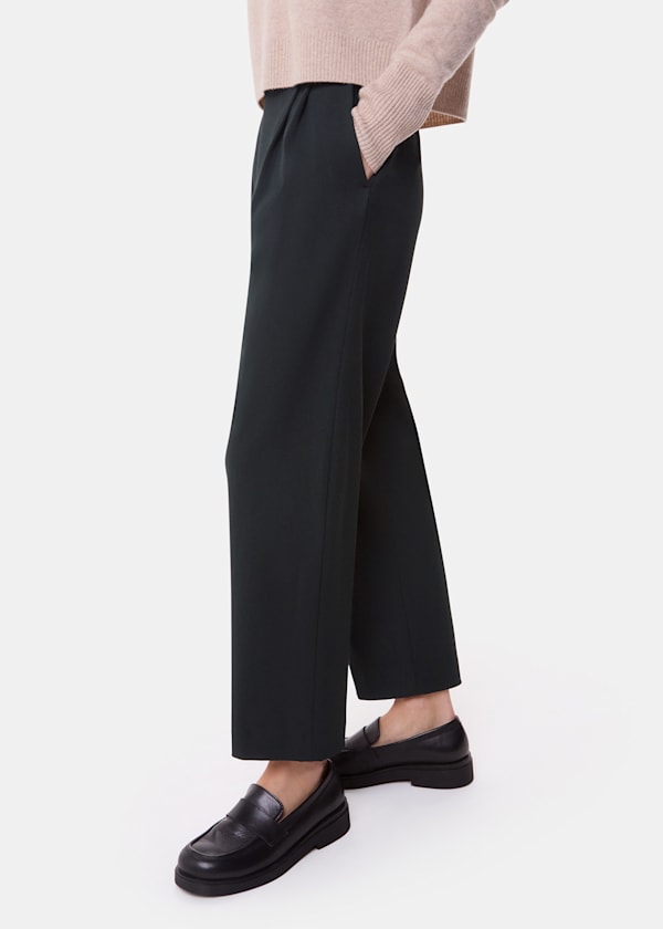 Black Matilda Tapered Trouser