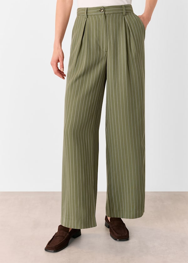 Lottie Pinstripe Trouser Outfit