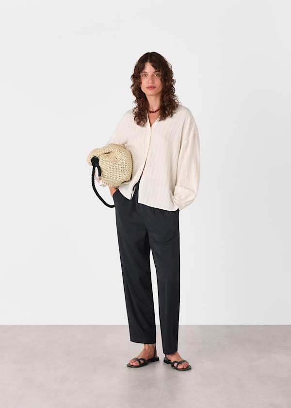 Black Tie Waist Trouser