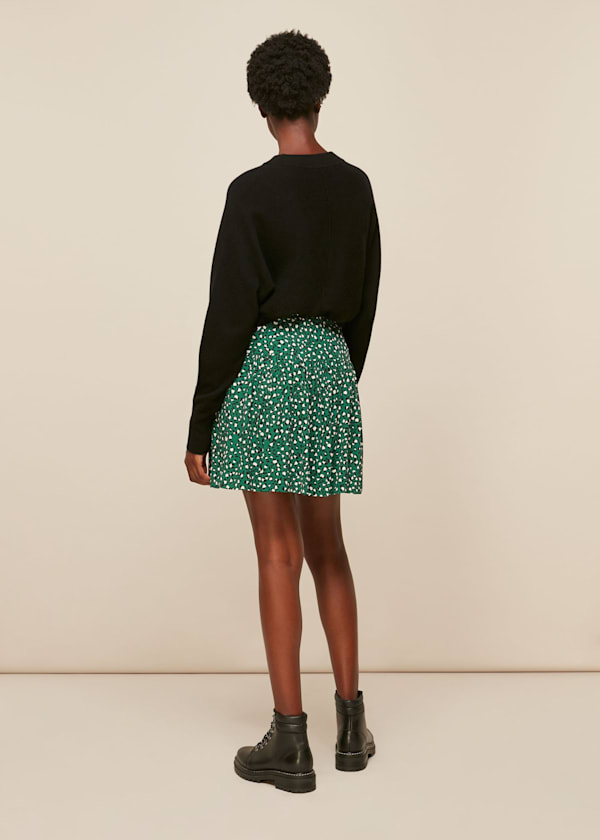 Wild Leopard Flippy Skirt