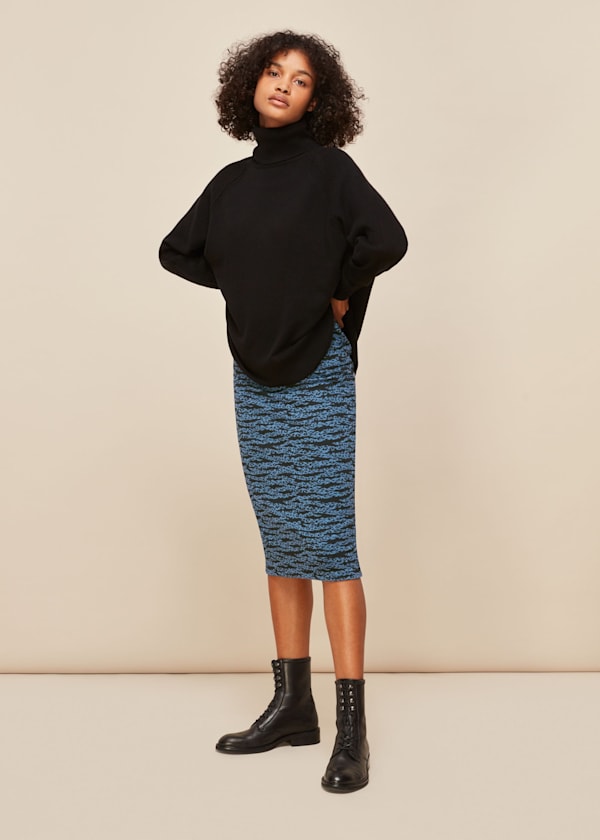 Tiger Leopard Jersey Skirt