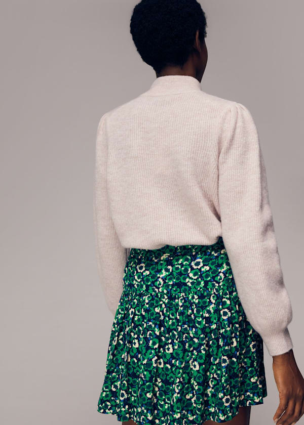 Multicolour Dandelion Floral Flippy Skirt