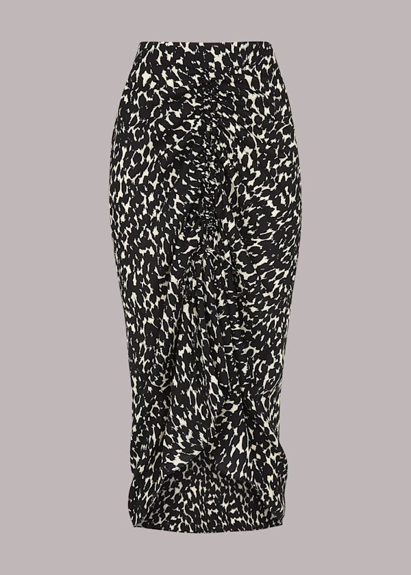 Sahara Cat Ruched Skirt