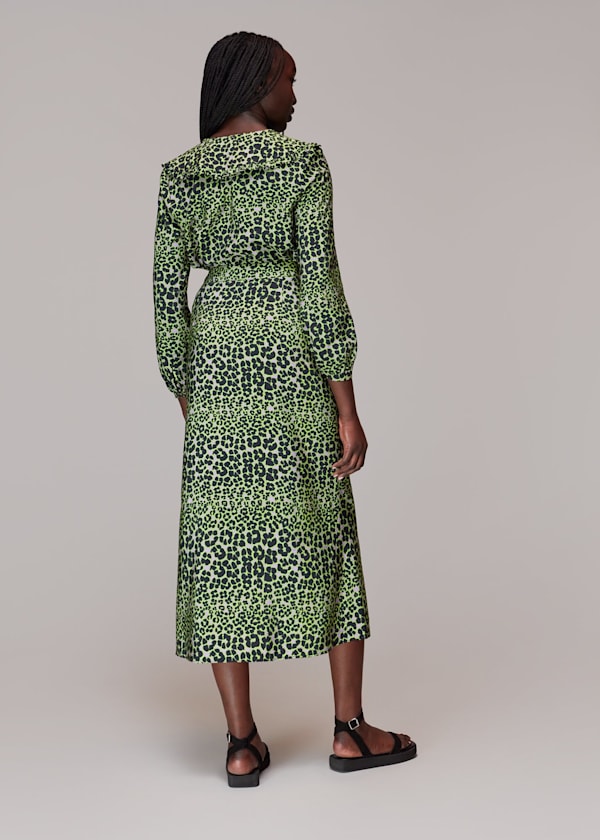 Multicolour Fluro Animal Ruched Skirt