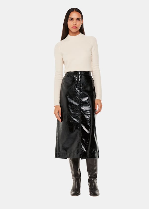 Leather skirt sale uk clearance