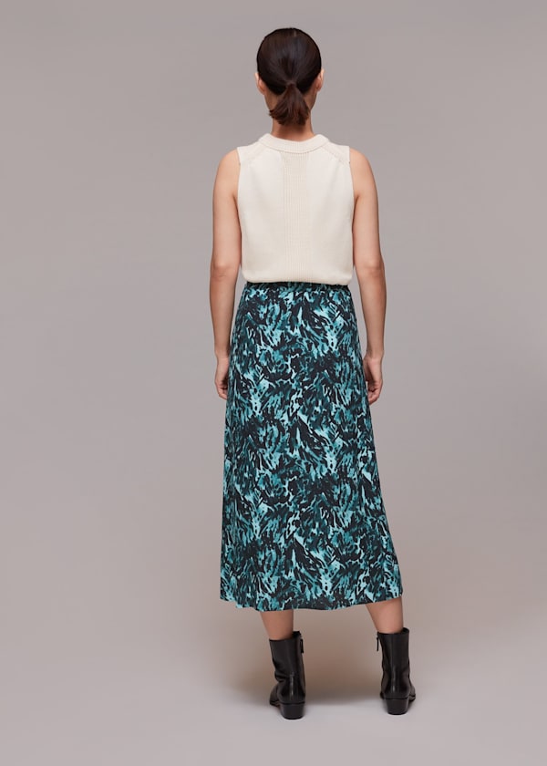 Multicolour Bambi Animal Button Skirt