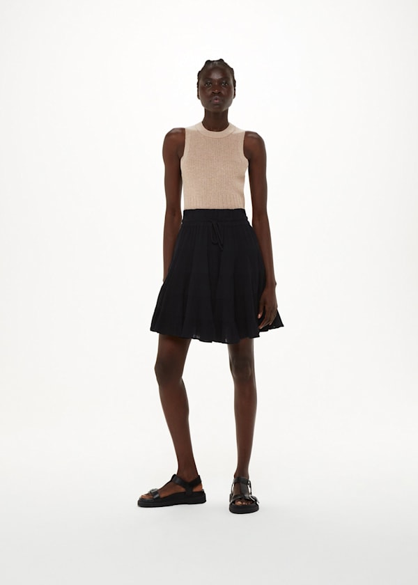 Black Mabel Mini Skirt