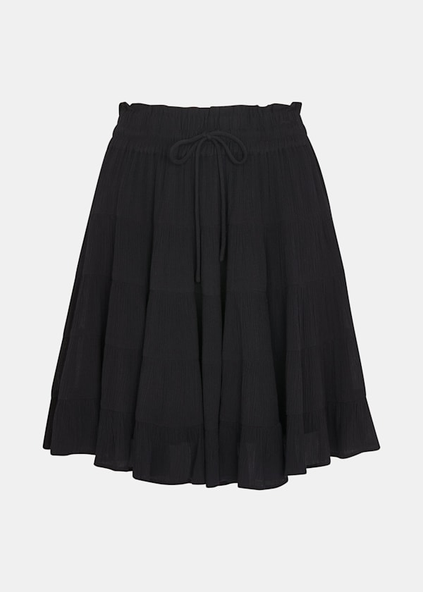 Black Mabel Mini Skirt