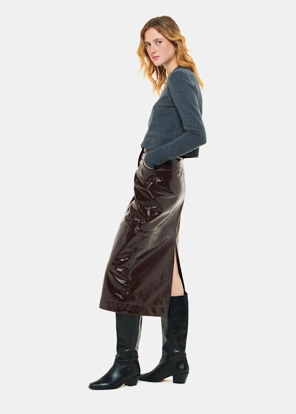 Rachel Patent Leather Skirt