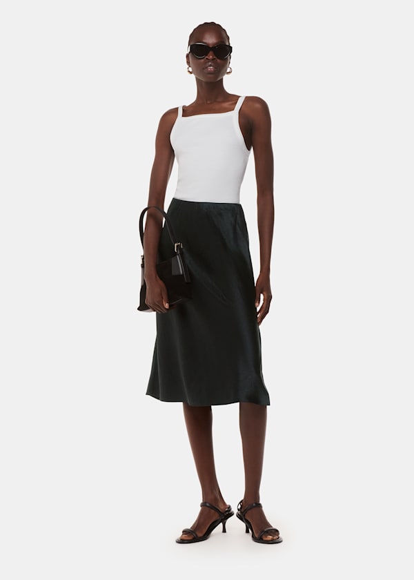 Black midi skirt 6.5 discount