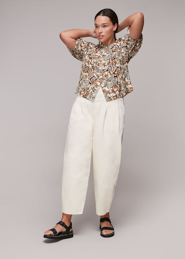 Multicolour Camo Safari Casual Shirt