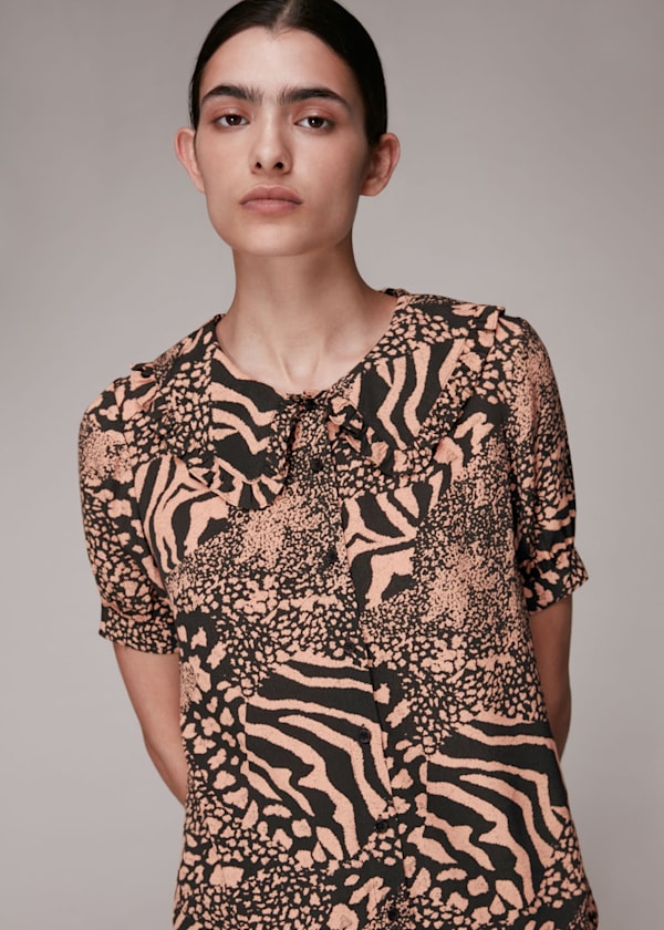 Multicolour Maggie Patchwork Animal Top