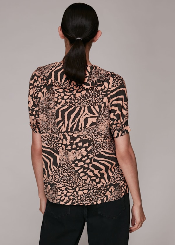 Multicolour Maggie Patchwork Animal Top
