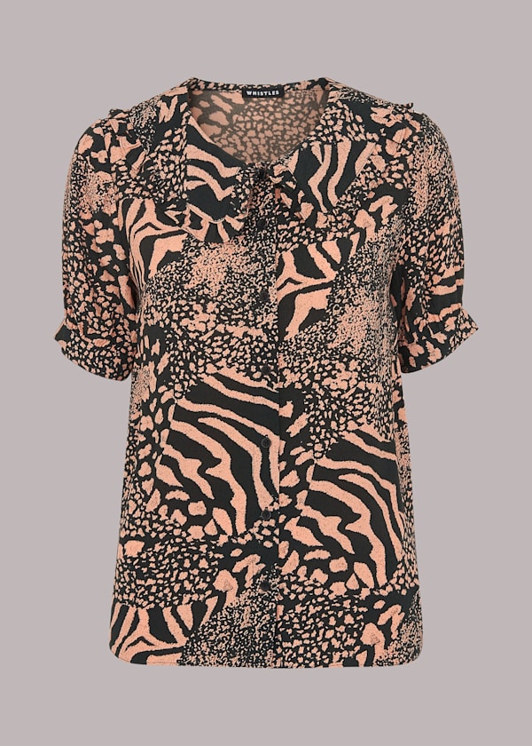 Multicolour Maggie Patchwork Animal Top