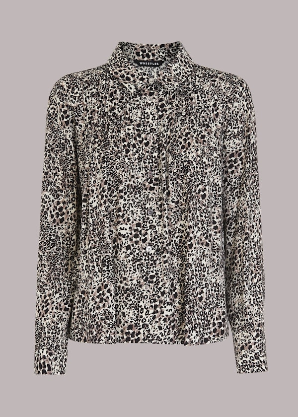 Multicolour Micro Animal Print Shirt