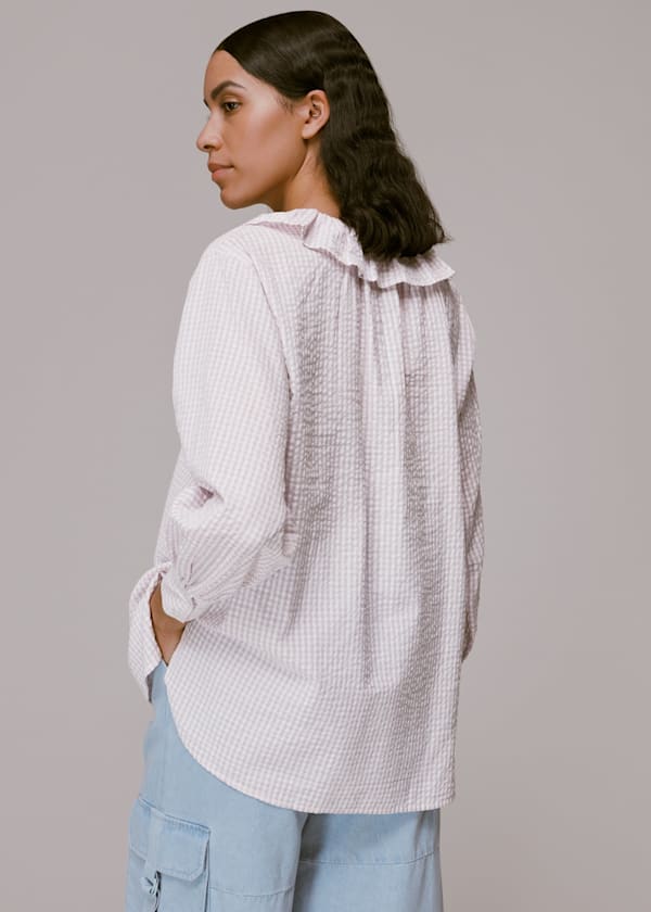 Multicolour Francesca Check Blouse