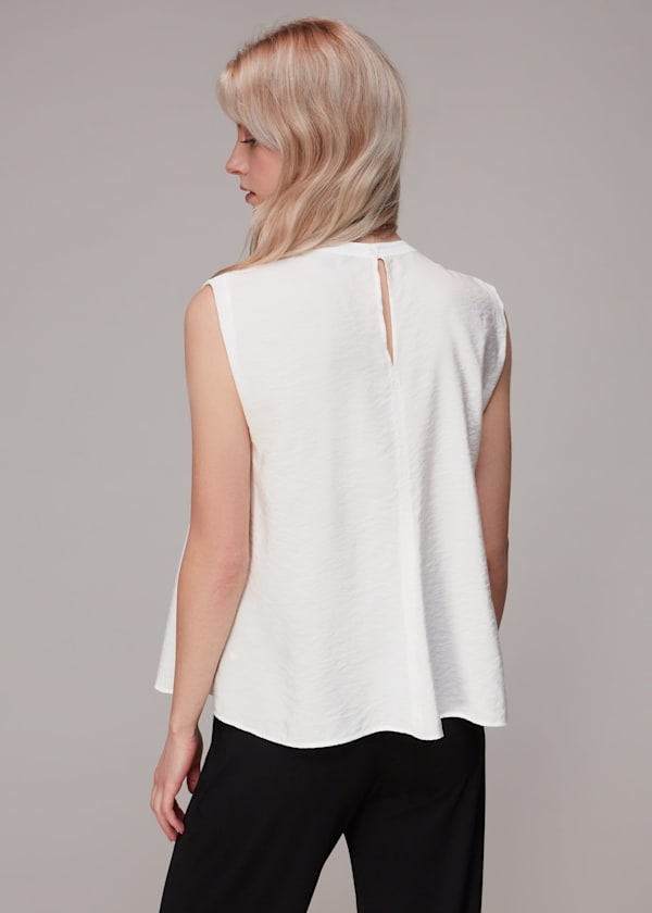 White Leila Swing Top
