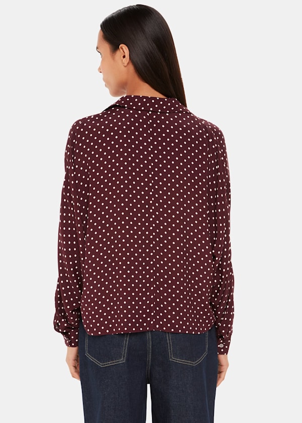 Spot Print Ramona Shirt