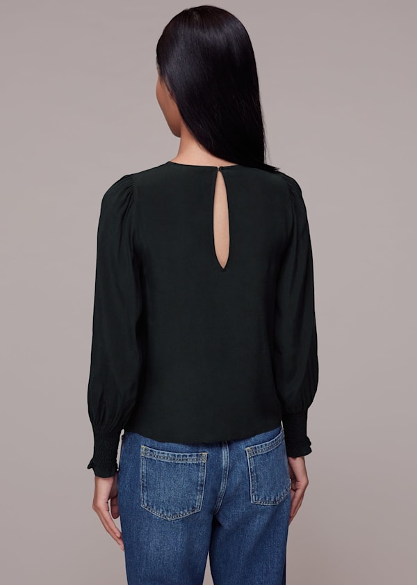 Black Tessa Blouse