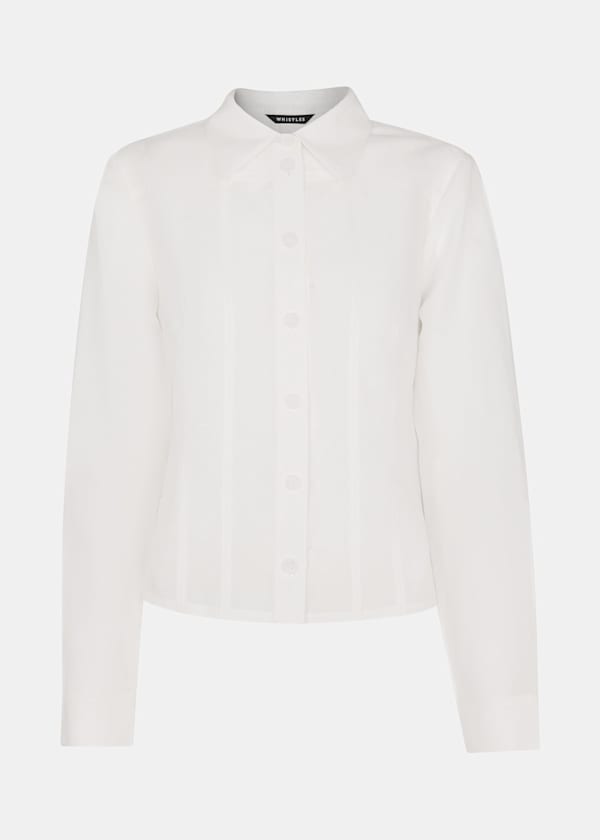 White Cloe Seam Detail Shirt