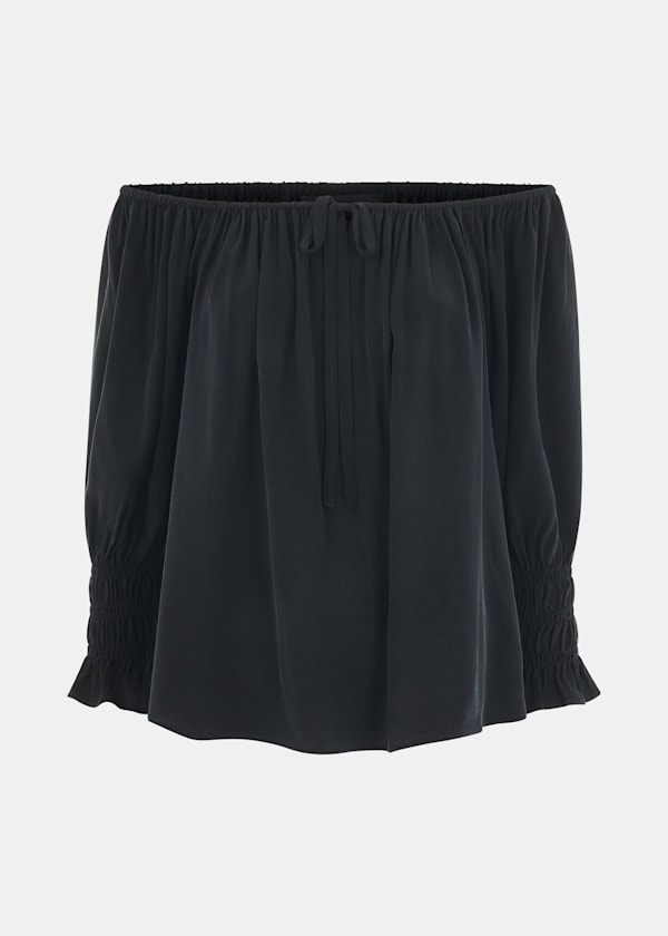 Black Winoa Off Shoulder Top