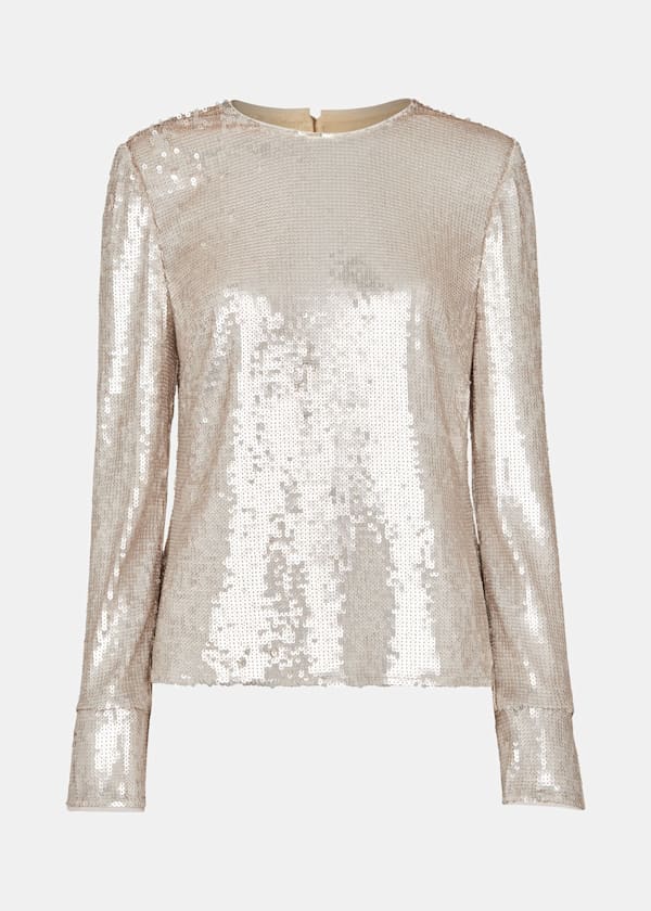 Sequin Minimal Tunic Top