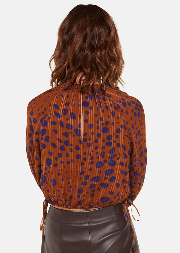 Brown Spotted Dalmatian Polly Top