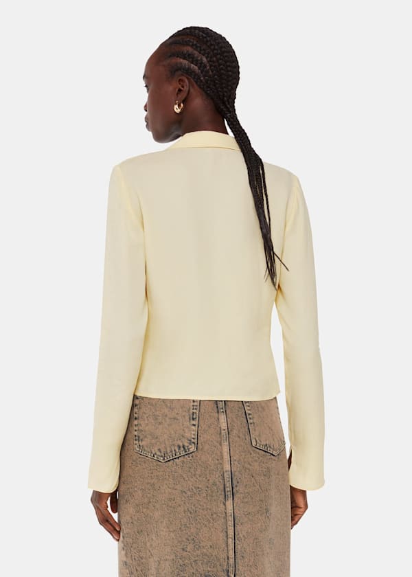 Neutral Daphne Button Front Shirt
