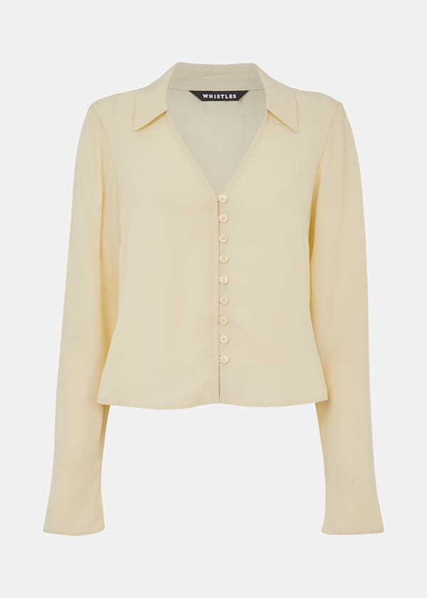 Neutral Daphne Button Front Shirt