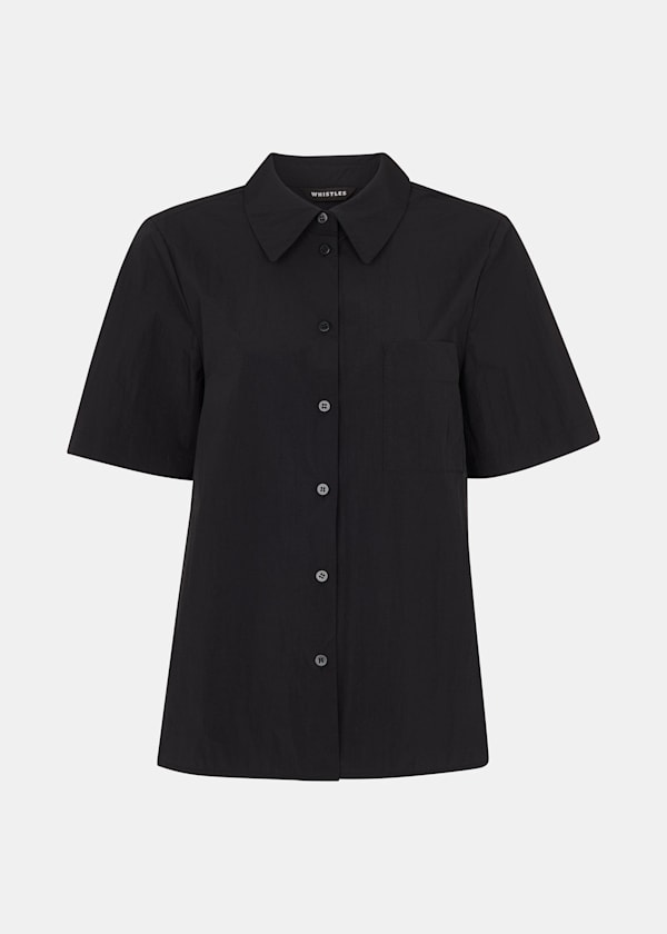 Black Ezra Short Sleeve Shirt