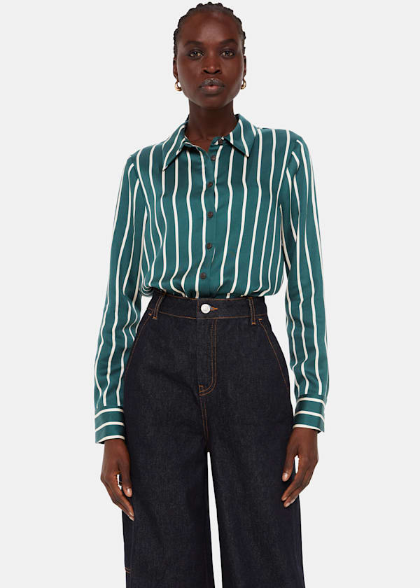 Green Alex Stripe Shirt