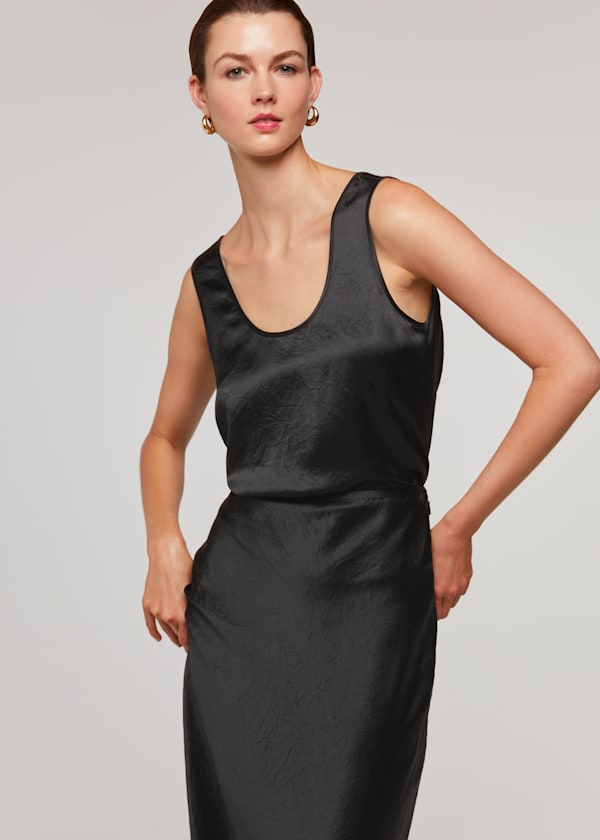 Black Ella Cami Top