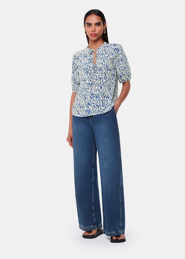 Flaming Leopard Jessie Blouse
