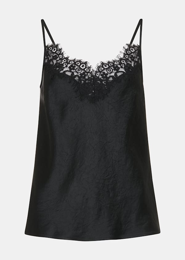 Lace Trim Cami Top