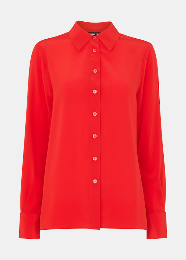 Red Ultimate Silk Shirt