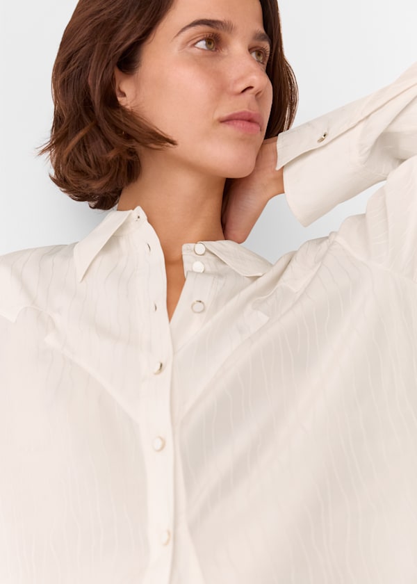 Ivory Orla Western Detail Shirt