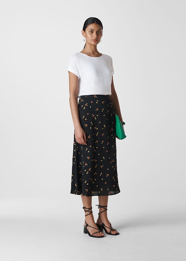 White Relaxed Linen Tshirt