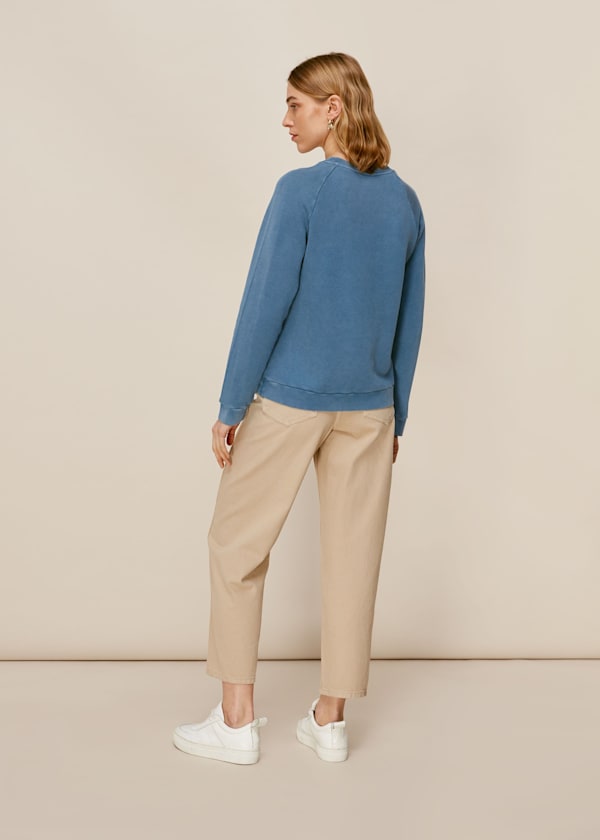 Pale Blue Bon Voyage Sweatshirt