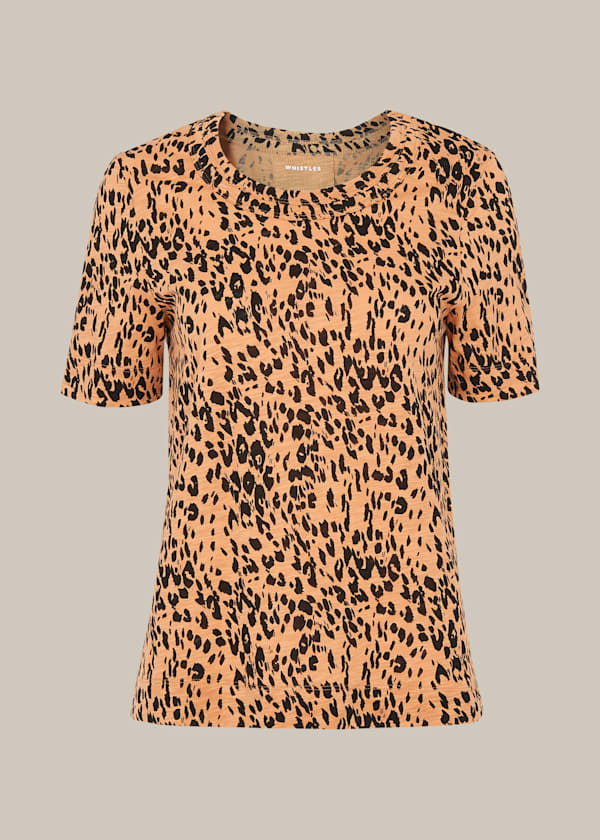 Safari Print Rosa Tshirt