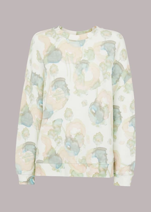 Multicolour Watercolour Sweatshirt