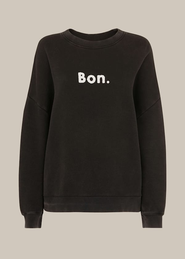 Washed Black Bon Sweater