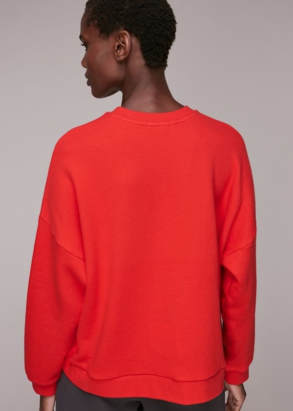 Red Oui Logo Sweat