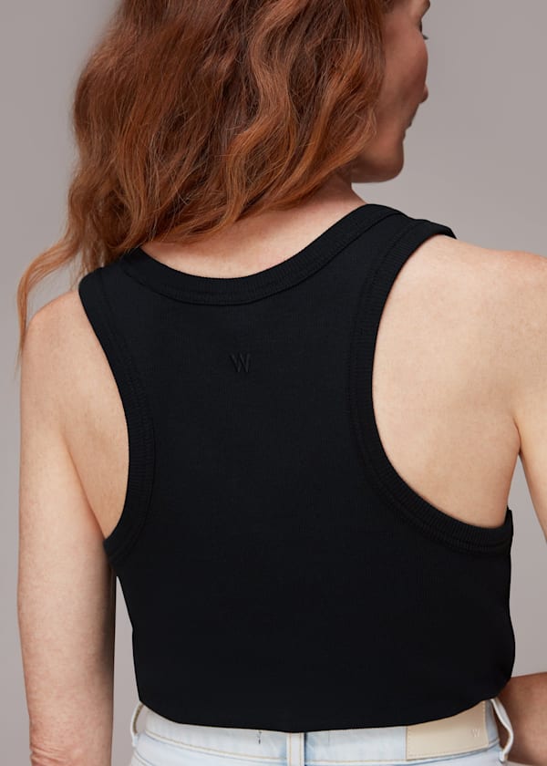 Black Ultimate Scoop Rib Vest