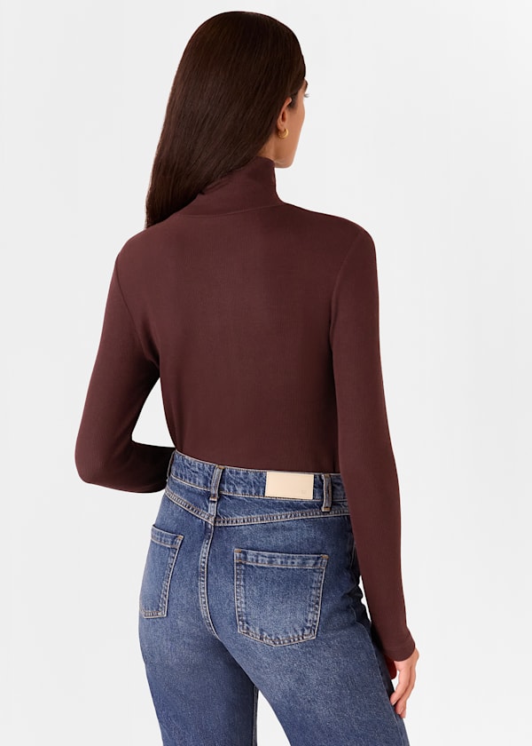 Burgundy Essential Ribbed Polo