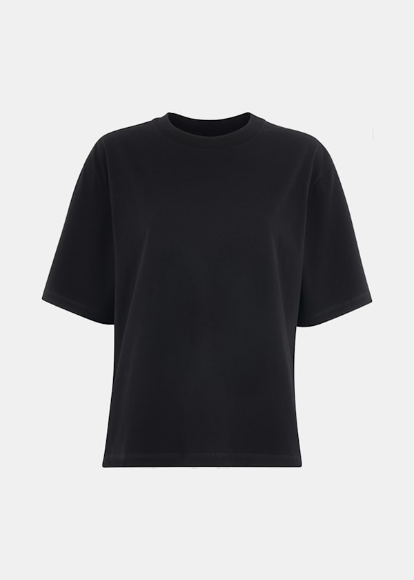 Black Relaxed Tee