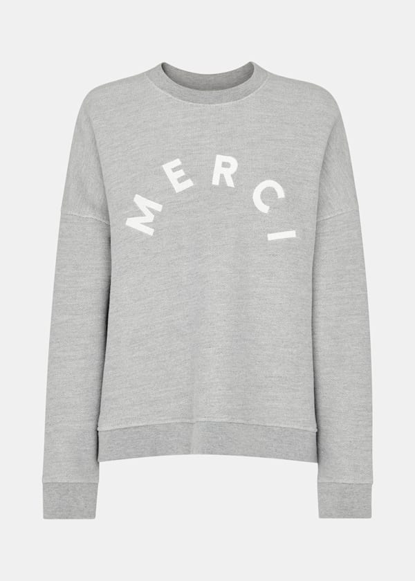 Grey Merci Logo Sweat