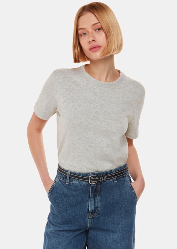 Grey Marl Ultimate Emily T-Shirt