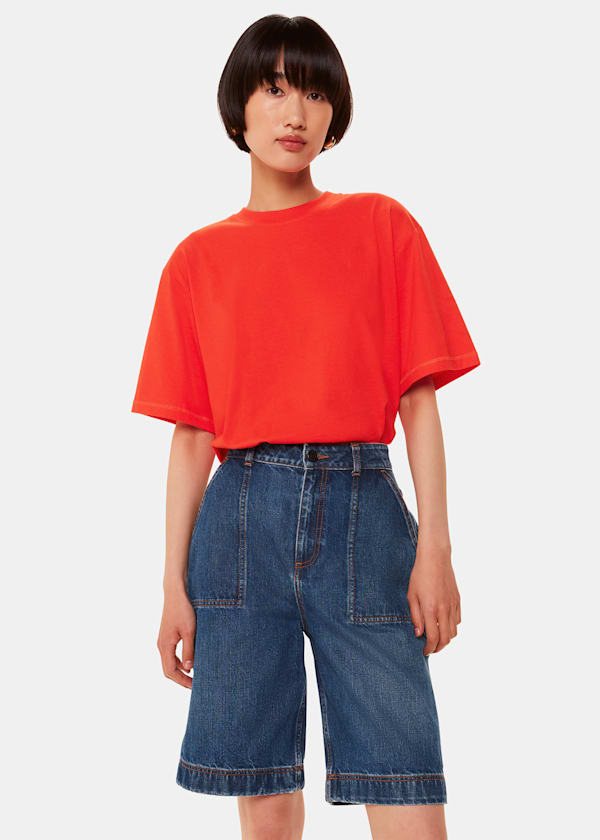 Red Relaxed Tee