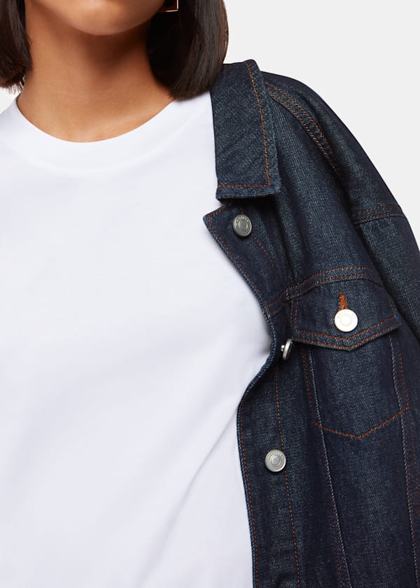 White Relaxed Long Sleeve Tee