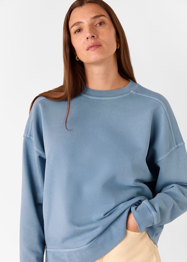 Blue Relaxed Sweat